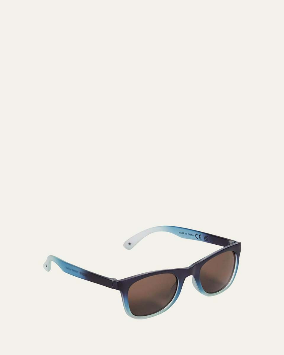 Boy's Smile Plastic Square Sunglasses
